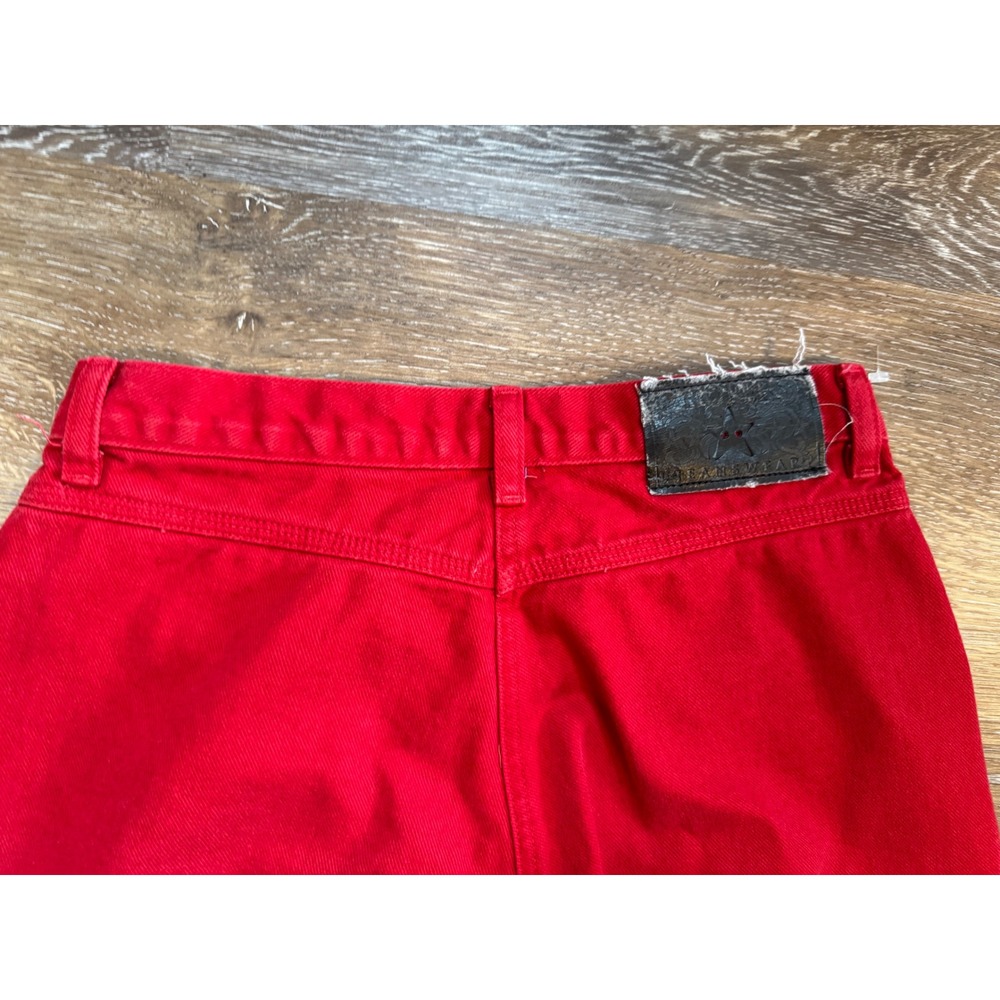 Vintage Roper Red High Waisted Western Jeans Straight Leg Made in USA Size 13 - Picture 10 of 11
